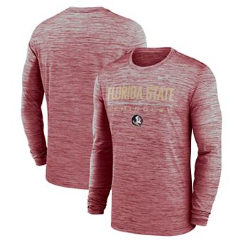 Men's Nike Garnet Florida State Seminoles Sideline Velocity Dri-FIT Long Sleeve T-Shirt