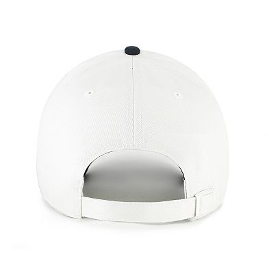 Men's '47 White/Navy Navy Midshipmen Contemporary Basics Two Tone Clean Up Adjustable Hat