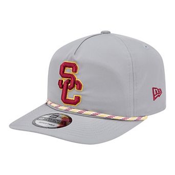 Men's New Era Gray USC Trojans 19TWENTY Adjustable Hat