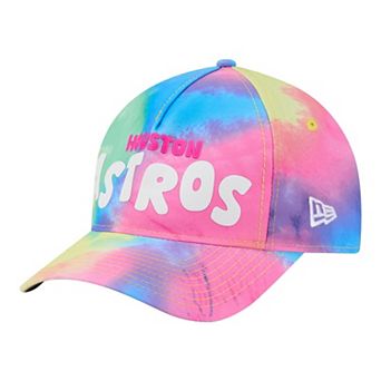 Toddler New Era Houston Astros Tie Dye M-Crown A-Frame 9FORTY Adjustable Hat