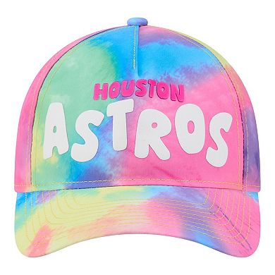 Toddler New Era Houston Astros Tie Dye M-Crown A-Frame 9FORTY Adjustable Hat