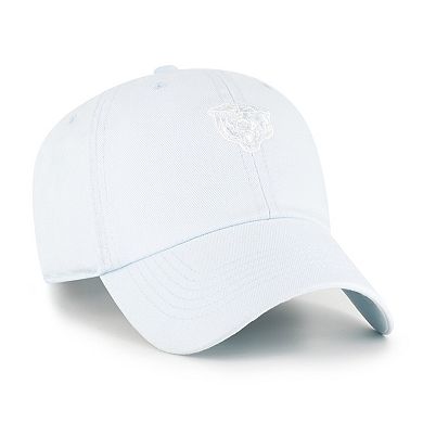 Women's '47 Light Blue Chicago Bears Base Runner Ballpark Clean Up Adjustable Hat