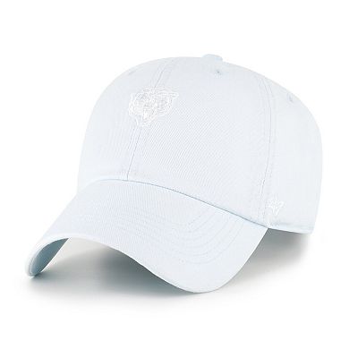 Women's '47 Light Blue Chicago Bears Base Runner Ballpark Clean Up Adjustable Hat
