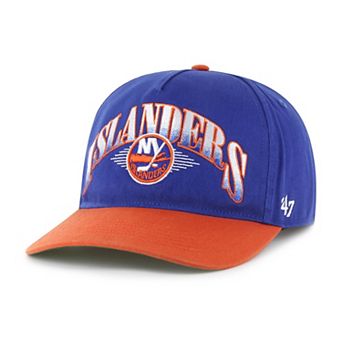 Men's '47 Royal/Orange New York Islanders Atkin Vintage 2-Tone Relaxed Hitch Adjustable Hat