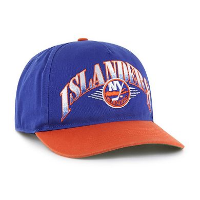 Men's '47 Royal/Orange New York Islanders Atkin Vintage 2-Tone Relaxed Hitch Adjustable Hat