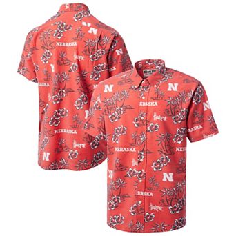 Men's Reyn Spooner Scarlet Nebraska Huskers Kekai Classic Tri-Blend Button-Down Shirt