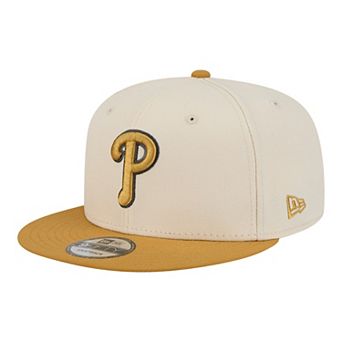 Men's New Era Light Beige/Khaki Philadelphia Phillies Two-Tone Color Pack 9FIFTY Snapback Hat