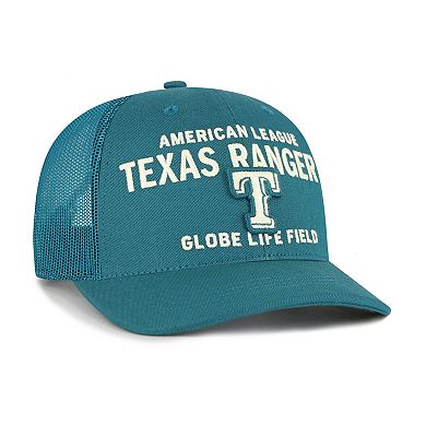 Men's '47 Teal Texas Rangers Contemporary Hitch Adjustable Trucker Hat