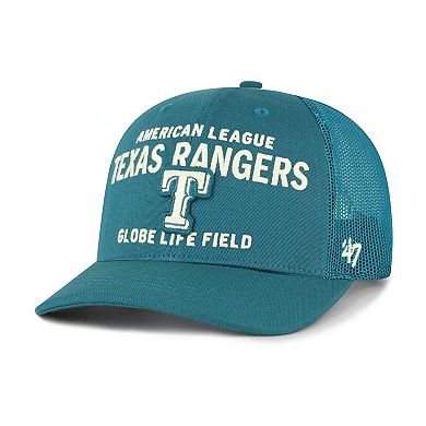 Men's '47 Teal Texas Rangers Contemporary Hitch Adjustable Trucker Hat