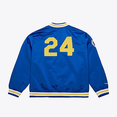 Men's Mitchell & Ness Ken Griffey Jr. Royal Seattle Mariners Legends Collection Lightweight Satin Full-Snap Jacket