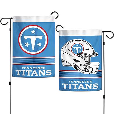 "WinCraft Tennessee Titans 12"" x 18"" Stripes Double-Sided Garden Flag"