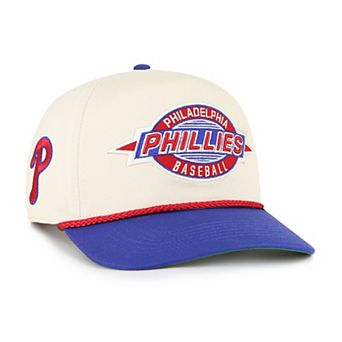 Men's '47 Natural/Royal Philadelphia Phillies Frame Out Hitch Adjustable Hat