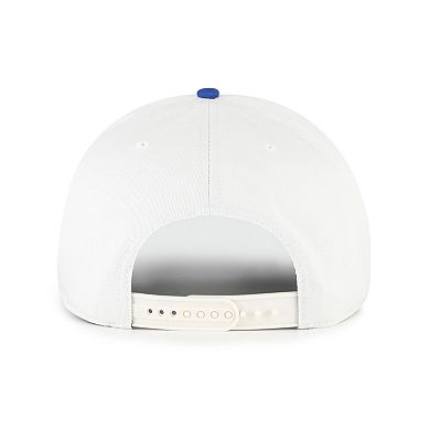 Men's '47 White Kansas Jayhawks Contemporary Basics Two-Tone Hitch Adjustable Hat
