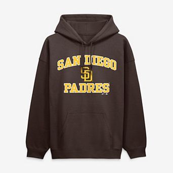 Men's Logo Athletic Brown San Diego Padres Heart & Soul Hoodie