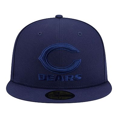 Men's New Era Navy Chicago Bears Color Pack 59FIFTY Fitted Hat