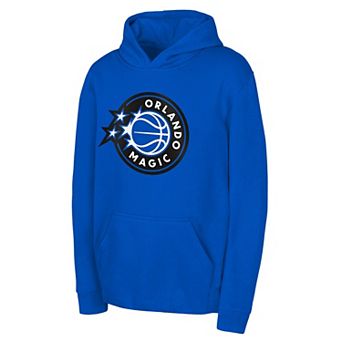 Youth Outerstuff Royal Orlando Magic Primary Logo Pullover Hoodie