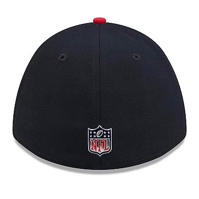 Men's New Era Navy/Red Houston Texans 2026 NFL Draft 39THIRTY M-Crown Flex Hat