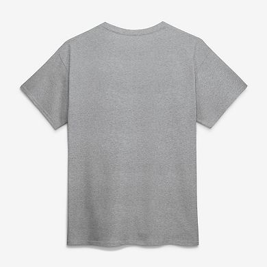 Men's Logo Athletic Heather Gray Seattle Mariners Wordmark T-Shirt