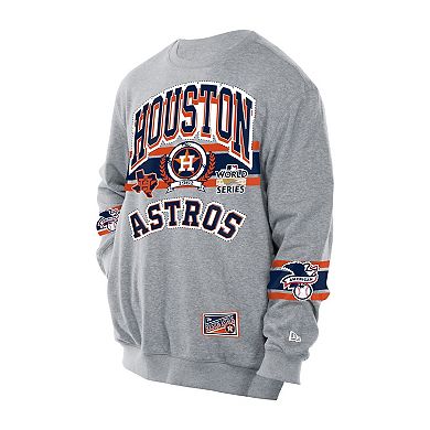 Men's New Era Gray Houston Astros Sport Classics Sweatshirt