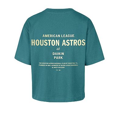 Women's '47 Teal Houston Astros Contemporary Basics Leon City T-Shirt