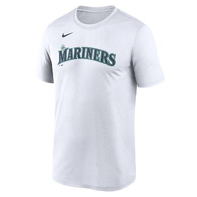 Men's Nike White Seattle Mariners New Legend Wordmark Dri-FIT T-Shirt