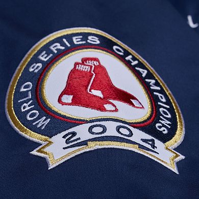 Men's Mitchell & Ness David Ortiz Navy Boston Red Sox Legends Collection Lightweight Satin Full-Snap Jacket