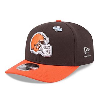 Men's New Era Brown/Orange Cleveland Browns 2026 NFL Draft 9SEVENTY Adjustable Hat
