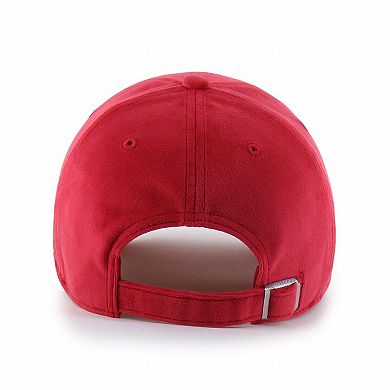 Unisex '47 Red Indiana Fever Spirited Velour Clean Up Adjustable Hat