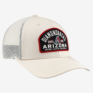 Men's '47 Cream Arizona Diamondbacks Leland Adjustable Trucker Hat