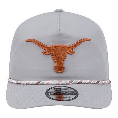 Men's New Era Gray Texas Longhorns 19TWENTY Adjustable Hat