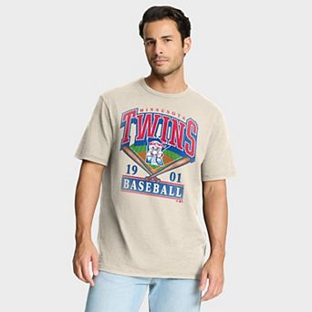 Men's Fanatics Tan Minnesota Twins Stadium Slub T-Shirt