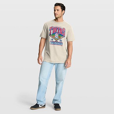 Men's Fanatics Tan Minnesota Twins Stadium Slub T-Shirt