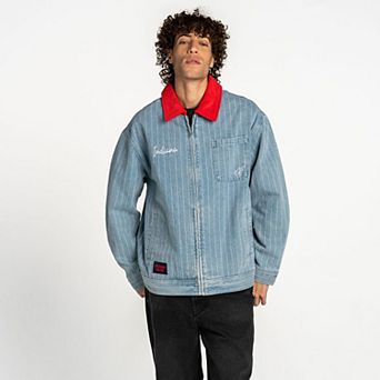 Unisex The Wild Collective Denim Indiana Fever Conductor Full-Zip Jacket
