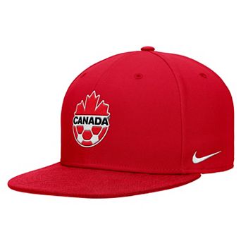 Youth Nike Red Canada Soccer Pro Dri-FIT Snapback Hat