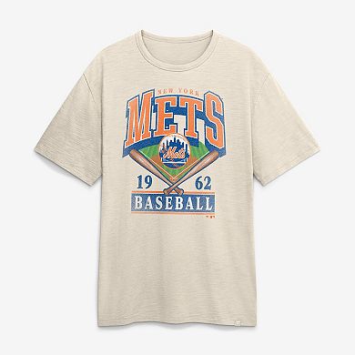 Men's Fanatics Tan New York Mets Stadium Slub T-Shirt