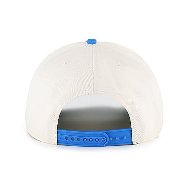 Men's '47 Natural Los Angeles Chargers Frame Out Two Tone Hitch Adjustable Hat
