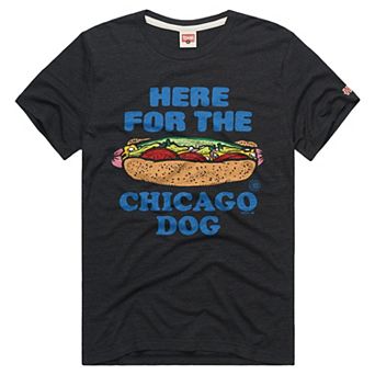Men's Homage Charcoal Chicago Cubs Tri-Blend Hyperlocal T-Shirt