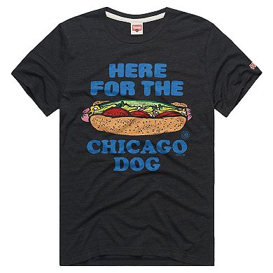 Men's Homage Charcoal Chicago Cubs Tri-Blend Hyperlocal T-Shirt