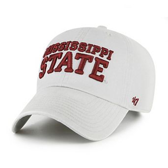 Men's '47 Gray Mississippi State Bulldogs Clean Up Adjustable Hat