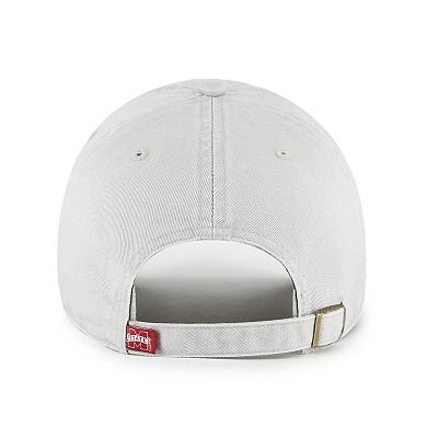 Men's '47 Gray Mississippi State Bulldogs Clean Up Adjustable Hat