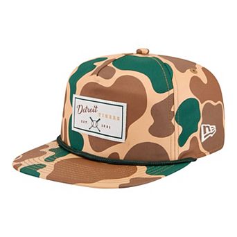 Men's New Era Camo Detroit Tigers Duck 19TWENTY Adjustable Hat