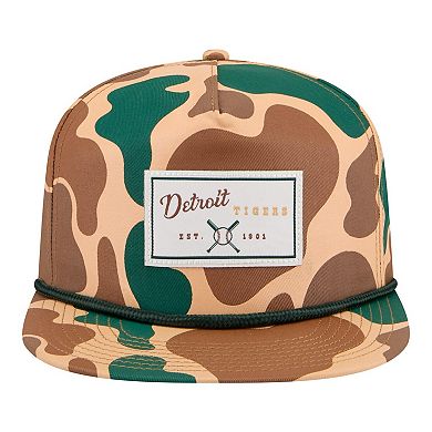 Men's New Era Camo Detroit Tigers Duck 19TWENTY Adjustable Hat