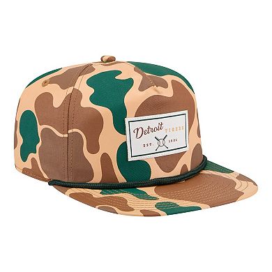 Men's New Era Camo Detroit Tigers Duck 19TWENTY Adjustable Hat