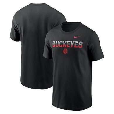 Men's Nike Black Ohio State Buckeyes Primetime Kinetic T-Shirt