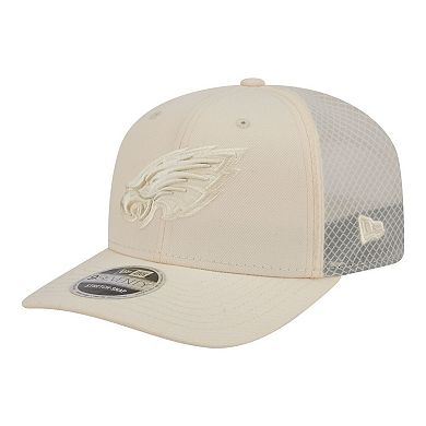 Men's New Era Cream Philadelphia Eagles Color Pack 9SEVENTY Adjustable Hat