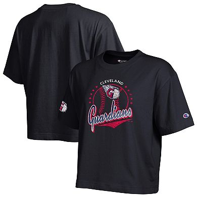 Women's Champion Black Cleveland Guardians All-Star T-Shirt