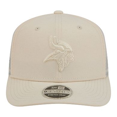 Men's New Era Cream Minnesota Vikings Color Pack 9SEVENTY Adjustable Hat