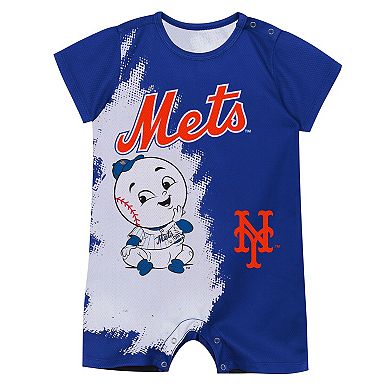 Infant Outerstuff Blue New York Mets Baby Mascot Bodysuit