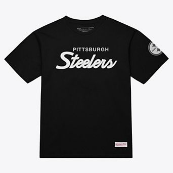 Men's Mitchell & Ness Black Pittsburgh Steelers Head Coach Classic T-Shirt