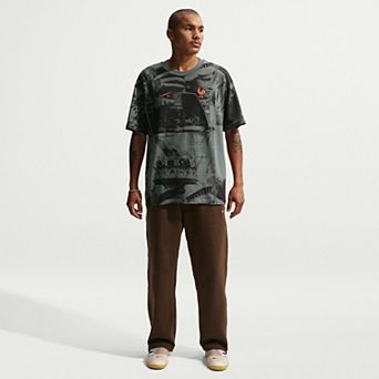 Men's Nike Gray France National Team Allover Print T-Shirt